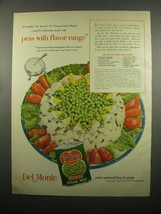 1954 Del Monte Sugar Peas Ad - Hot Potato Salad Crown - £14.62 GBP