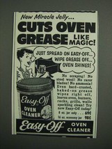 1954 Easy-Off Oven Cleaner Ad - New Miracle Jelly - £14.54 GBP