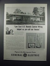 1954 General Electric Remote-Control Wiring System Ad - $18.49