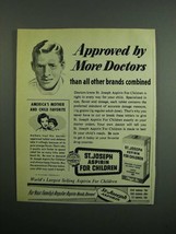 1954 St. Joseph Aspirin for Children Ad - Approved - $18.49