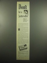 1954 Tampax Tampons Ad - Don&#39;t be a Putter-Offer - £14.76 GBP