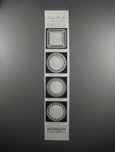 1951 Westmoreland Milk Glass Ad - Lattice, Doric - £14.76 GBP