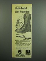 1954 United States Rubber Company Insul Air Boots Ad - £14.81 GBP