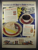 1952 Borden&#39;s Condensed Milk &amp; Instant Coffee Ad - £14.76 GBP