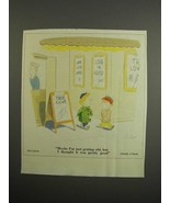 1952 Frank O&#39;Neal Cartoon - I Thought it was Good - £14.55 GBP