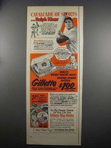 1952 Gillette Super-Speed Razor Ad - Ralph Kiner - £14.48 GBP