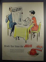 1952 Jell-O Gelatin Ad - Now&#39;s the Time for Jell-O - £14.45 GBP