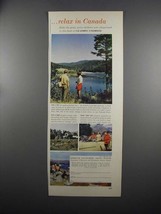 1953 Canadian Government Travel Bureau Ad - Relax - £14.78 GBP