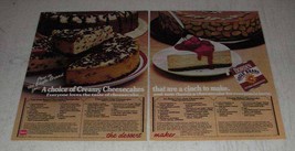 1983 Borden Eagle Brand Condensed Milk Ad - Cheesecake - £14.52 GBP