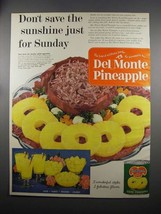 1953 Del Monte Pineapple Ad - Don't Save Sunshine - £14.45 GBP