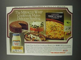 1983 Kraft Miracle Whip Ad - Makes Delicious Reading - £14.65 GBP