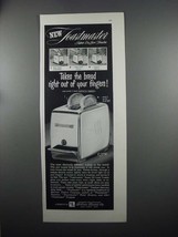 1953 Toastmaster Super De Luxe Toaster Ad - £14.54 GBP