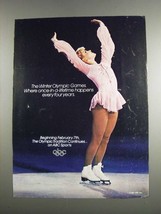 1984 ABC Sports Winter Olympic Games Ad - £14.65 GBP