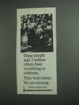 1984 American Cancer Society Ad - To Celebrate - £14.78 GBP