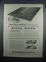 1954 Armstrong Temlok Sheathing Ad - Rain-Shield - £14.44 GBP