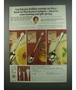 1984 Betty Crocker Oneida Silverware Ad - Cello Spoons - $18.49