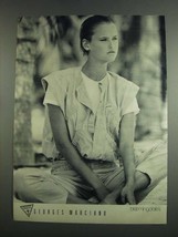 1984 Bloomingdale&#39;s Guess ? Georges Marciano Fashion Ad - £14.45 GBP