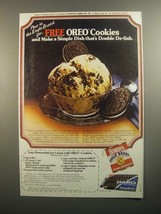 1984 Borden Eagle Condensed Milk &amp; Oreo Cookies Ad - £14.78 GBP