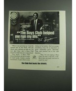 1984 Boys Club Ad - O.J. Simpson - Helped Run My Life - £14.54 GBP