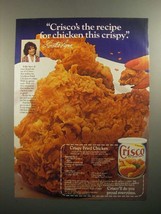 1984 Crisco Shortening Ad - Loretta Lynn Fried Chicken - £14.78 GBP