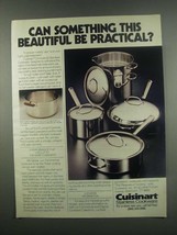 1984 Cuisinart Commercial Stainless Cookware Ad - £14.78 GBP