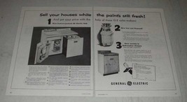 1954 G.E. Electric Dishwasher-Sink &amp; FC-20 Disposall Ad - £14.77 GBP
