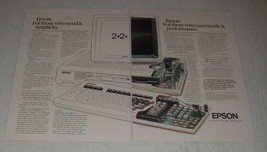 1984 Epson QX-10 Computer Ad - Simplicity - £14.38 GBP