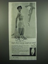 1954 Silf Skin #200 Panty and #400 Girdle Ad - $18.49