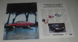 1984 Ford Tempo Ad - Looks Better Doing It - $18.49