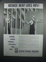 1954 United States Gypsum Rocklath &amp; Sheathing Ad - £14.78 GBP