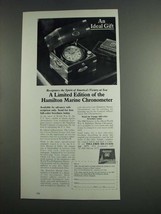 1984 Hamilton Marine Chronometer Ad - An Ideal Gift - £14.87 GBP
