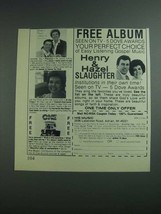 1984 Henry & Hazel Slaughter Albums Ad - $18.49