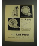 1955 Royal Doulton Grantham Dinnerware Ad - £14.55 GBP