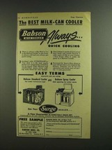 1955 Surge Babson Standard Cooler and Spray Cooler Ad - $18.49