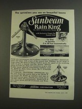 1955 Sunbeam Rain King Model K &amp; K20 Sprinklers Ad - $18.49