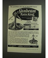 1955 Sunbeam Rain King Model K &amp; K20 Sprinklers Ad - £14.55 GBP
