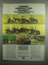 1984 John Deere Tractors Ad - 950 1050 1250 1450 1650 - £14.87 GBP