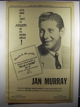 1956 Jan Murray Ad - Variety 50th Anniversary - £14.46 GBP