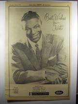 1956 Nat King Cole Ad - Variety 50th Anniversary - £14.78 GBP