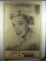 1956 RCA Victor Jaye P. Morgan Ad - Best Wishes Variety - $18.49