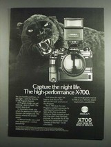 1984 Minolta X-700 Camera Ad - Capture the Night Life - $18.49