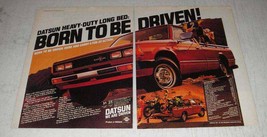 1983 Datsun Heavy-Duty Long Bed Pickup Truck Ad - £14.78 GBP