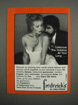 1983 Frederick&#39;s of Hollywood Ad - Celebrate Holidays - £14.72 GBP