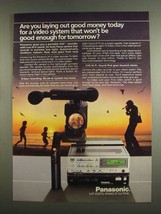 1984 Panasonic PV-9600 Hi-Fi Video Recorder Ad - $18.49