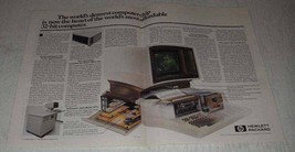 1983 Hewlett-Packard 9000 Computer Ad - Densest Chip - $18.49