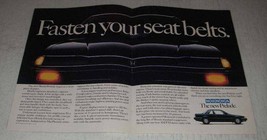 1983 Honda Prelude Ad - Fasten Your Seat Belts - £14.61 GBP