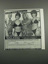 1983 Joyce Holder Just Bikinis Ad - Design Your Own Air Freight to You - £14.78 GBP