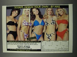 1983 Joyce Holder Just Bikinis Ad - Design Your Own by Mail - £14.78 GBP