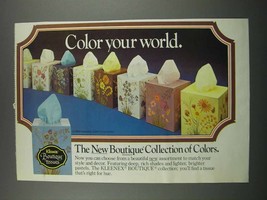 1983 Kleenex Boutique Collection Tissues Ad - £14.78 GBP