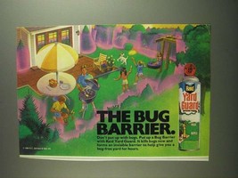 1984 Raid Yard Guard Outdoor Fogger Ad - Bug Barrier - £13.82 GBP